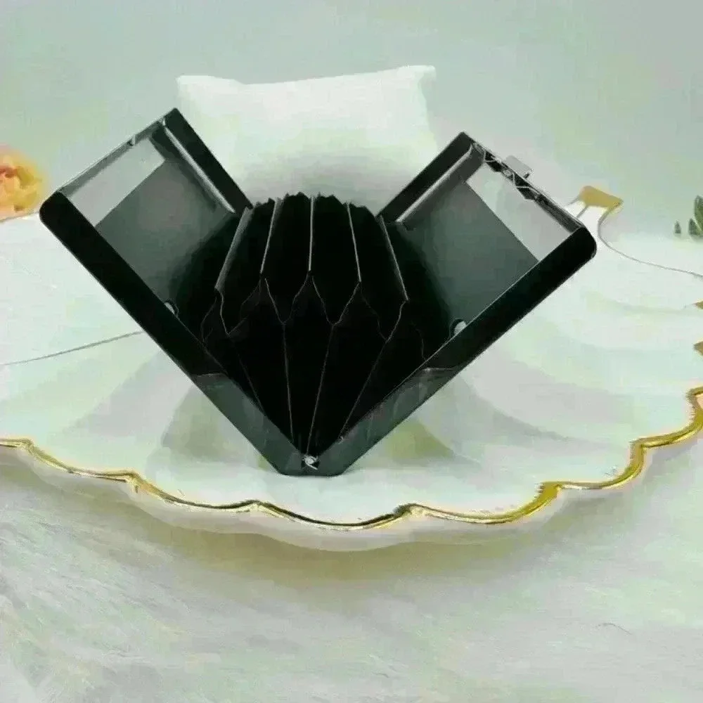 Sun flowers Metal Card Case in Black Base
